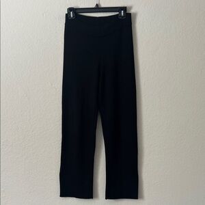 Like New! L'Academie Black Pull On Pants Split Hem in Size S